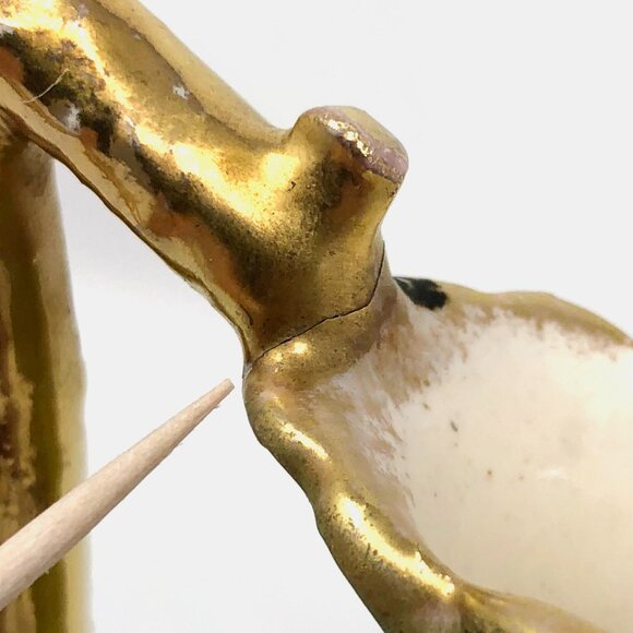 Antique Hand Painted Austrian Vase - Picture 8 of 11